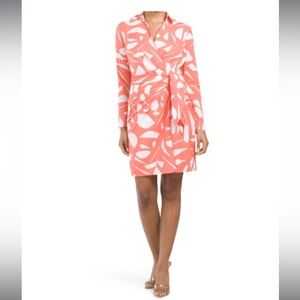 London Times Faux Wrap Dress